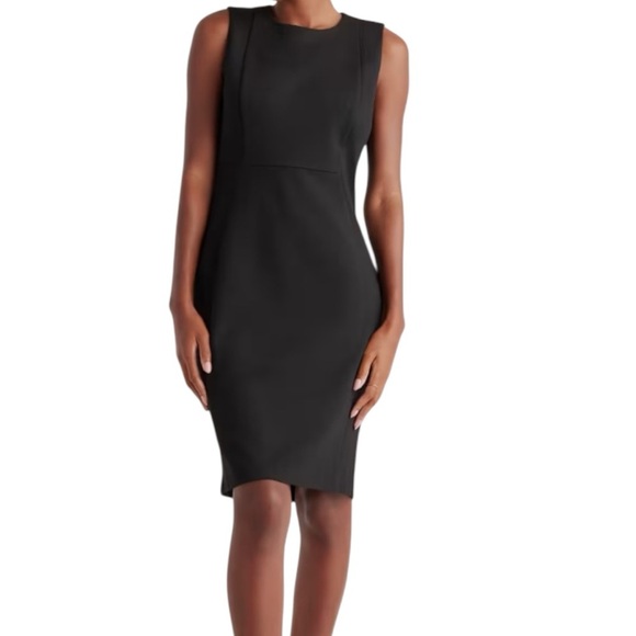 J. Crew Wool Blend Black Sheath Dress Size 2 Petite - Picture 1 of 9